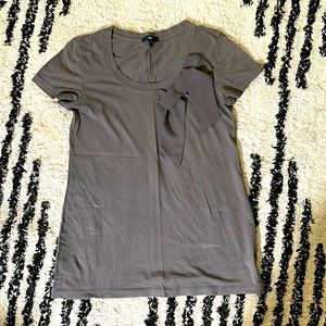 GAP Bow Shirt / SIZE S / Dark grey.